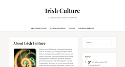 Desktop Screenshot of irishculture.ie